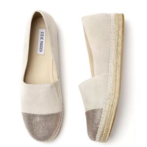 Steve Madden Cream and Tan Espadrilles